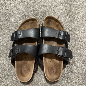 Birkenstock shoes size 38 (8) Black Double Strap Sandals
